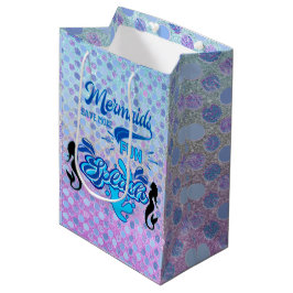 Mermaids haben mehr Spaß Mittlere Geschenktüte