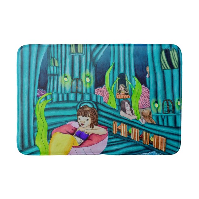 Mermaids Hideaway Bath Mat Badematte (Vorderseite)