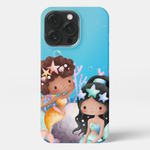 Mermaids iPhone 13 Pro Slim Fit Case, Glossy iPhone 13 Pro Hülle