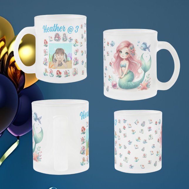Mermaids Mattiert Glass Tasse Kindergeburtstag Gef (Von Creator hochgeladen)