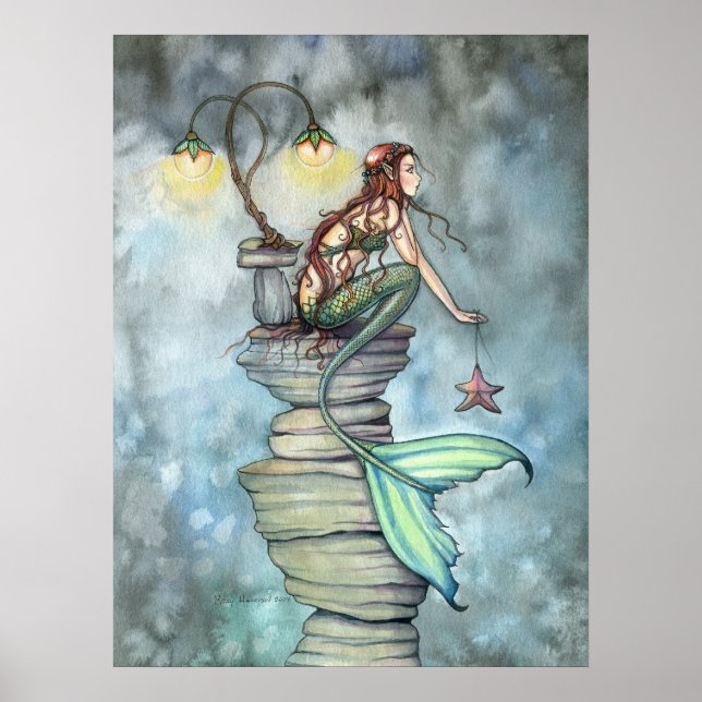 Mermaid's Perch Poster von Molly Harrison (Vorne)