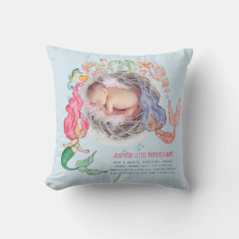 Mermaids Personalisiertes FOTO Geschenk Kissen