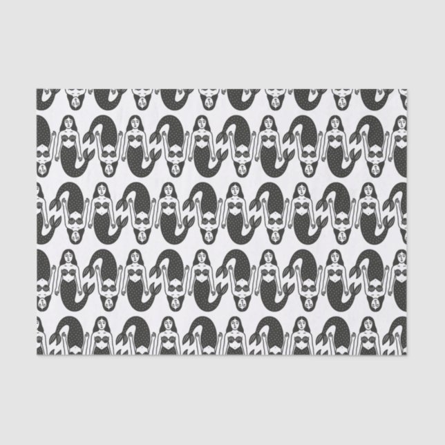 Mermaids Seidenpapier (Vorderseite)