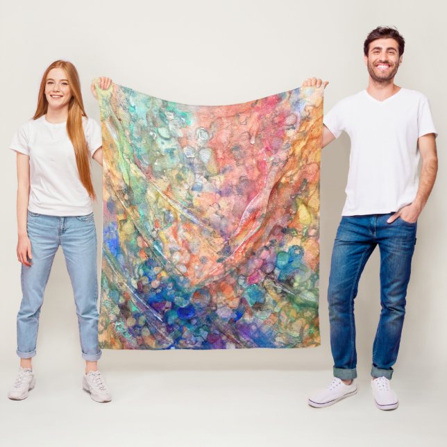 Mermaid's Shadow: Ocean Depths Fleecedecke (Beispiel)