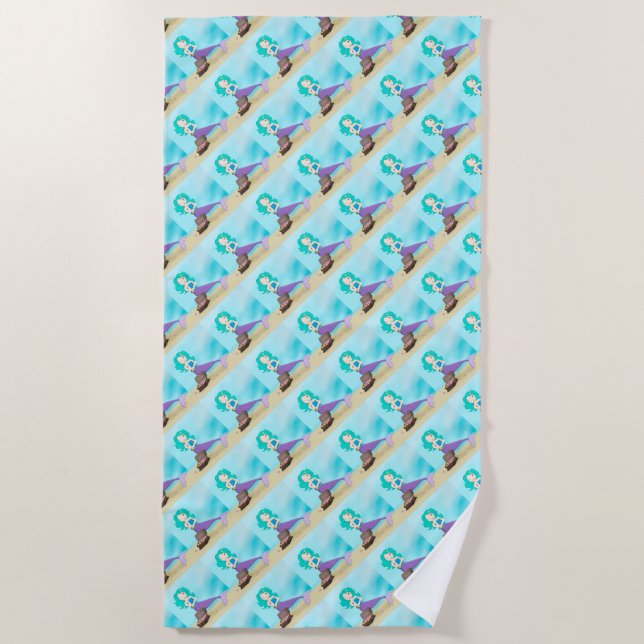 Mermaids Strandtuch (Vorderseite)