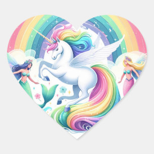 Mermaids und Unicorns Stickers