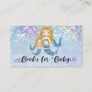 Mermaids Under Sea Blond Blue Books for Baby Begleitkarte
