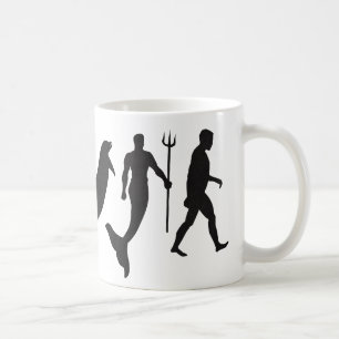Merman-Evolution Kaffeetasse