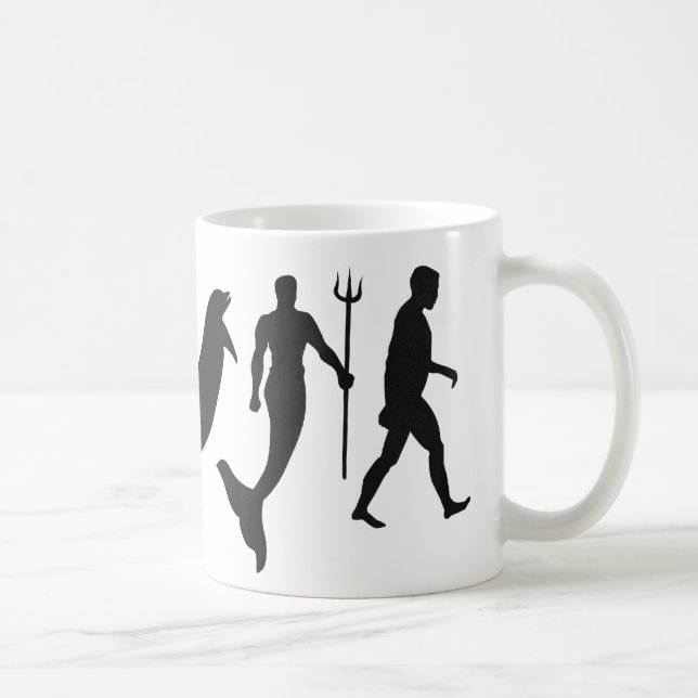 Merman-Evolution Kaffeetasse (Rechts)