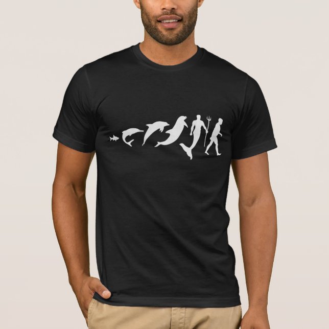 Merman-Evolution T-Shirt (Vorderseite)