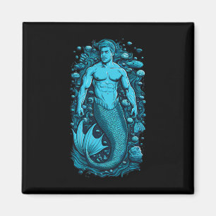 Merman Gay Cruise for Men Beaches Boats and Bros Magnet