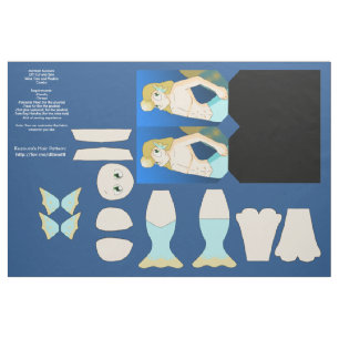 Merman Kuzoura DIY Tasche Wine Plushie Combo Stoff