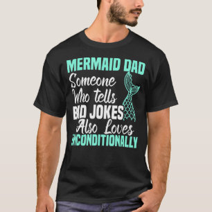 Merman Mermaid Vater Aquatic Creative T-Shirt