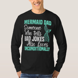 Merman Mermaid Vater Aquatic Creative T-Shirt