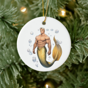Merman Ornament - Yellowtail