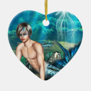 Merman-Verzierungen Keramikornament