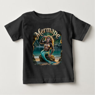 Mermape Fotografie Combo Kreatur Funny Baby T-shirt