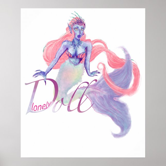 MerMay Patel Mermaid Poster (Vorne)