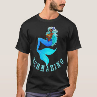Mermazing Blue Mermaid Unterwasserliebhaber Sirena T-Shirt