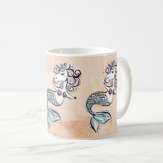 Mermicorn Kaffeetasse (VorderseiteRechts)