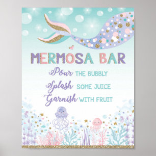 Mermosa Bar Meerjungfrau Mimosa Bar Schild Unter d