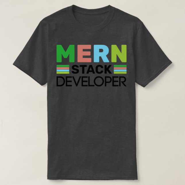 MERN Stack Developer 1 T-Shirt (Design vorne)