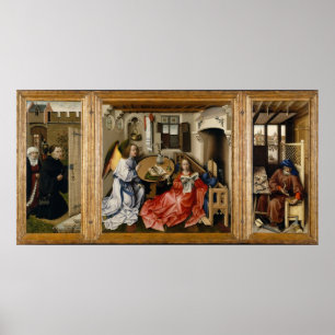 Merode Alterpiece von Robert Campin Poster