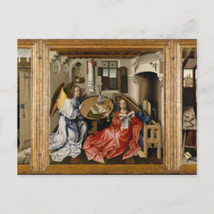 Merode Alterpiece von Robert Campin Postkarte