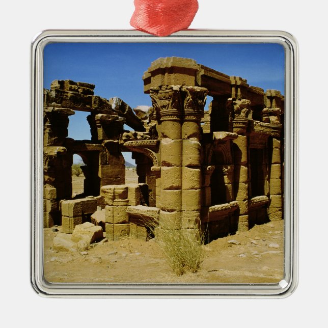 Meroitic Kiosk Silbernes Ornament (Vorne)