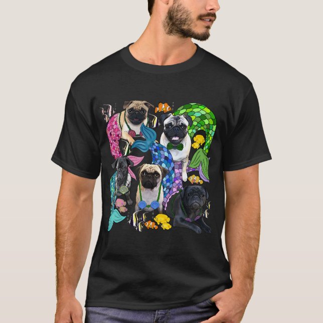 MERPUGS! T-Shirt (Vorderseite)