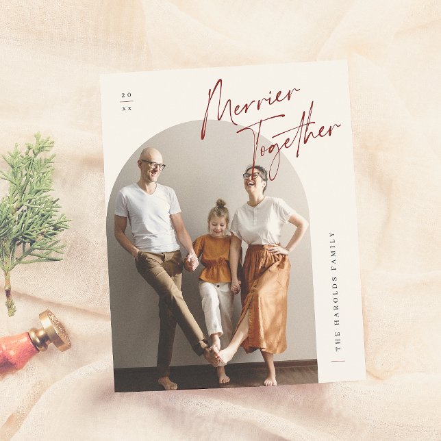 Merrier Together Arch Foto Weihnachten (Von Creator hochgeladen)