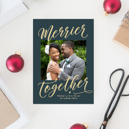 Merrier Together Family or Newlyday Card Feiertagskarte