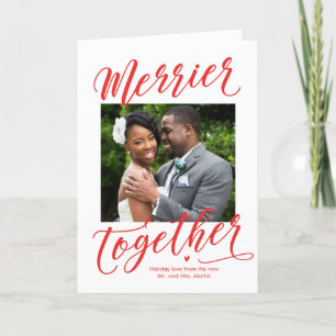 Merrier Together Family or Newlyday Card Feiertagskarte