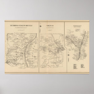 Merrimack, Litchfield, Wilton, Peterborough PO Poster