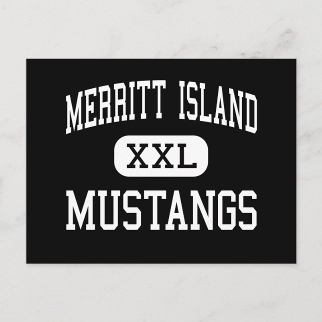 Merritt Island - Mustangs - High - Merritt Island Postkarte (Vorderseite)