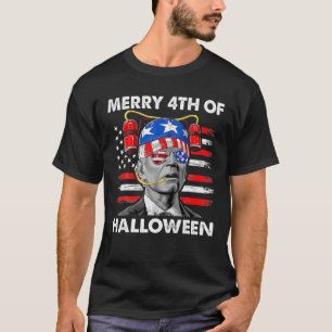MERRY 4TH HALLOWEEN FUNNY JOE BIDEN Verwirrte 4T T-Shirt