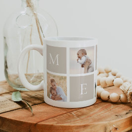 MERRY 5 Foto Neutraler Weihnachtsurlaub Kaffeetasse