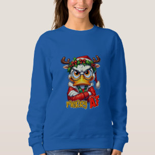 Merry AF Grumpy Duck Sweatshirt