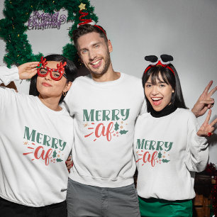 Merry af Weihnachten Sweatshirt
