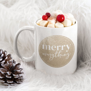 Merry alles Golden Texture Kaffeetasse