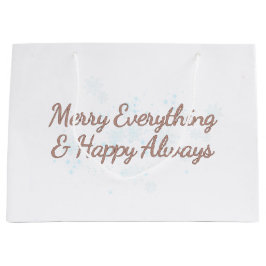 Merry Alles & Happy Immer, Urlaub Wärme, Große Geschenktüte