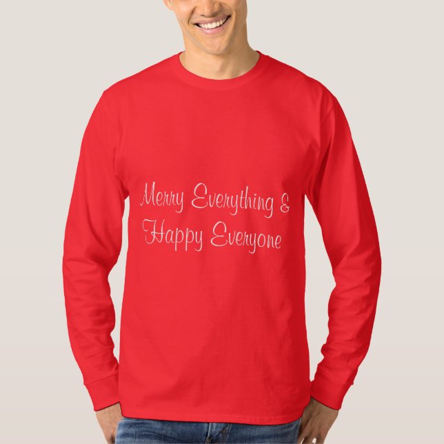 Merry alles Langer T - Shirt (Vorderseite)