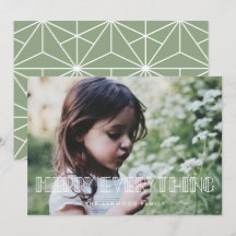 Merry Alles Retro Art Deco Weihnachten Foto