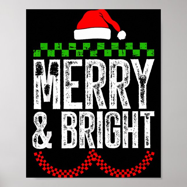 Merry &amp; Bright Moody &amp; Uptight Matching Co Poster (Vorne)