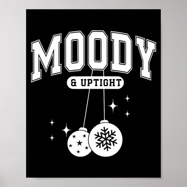 Merry &amp; Bright Moody &amp; Uptight Matching Co Poster (Vorne)