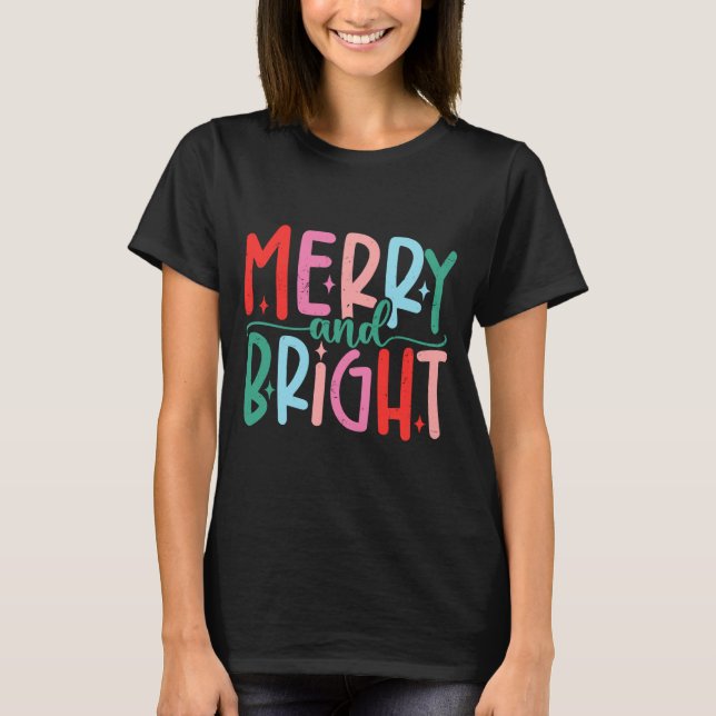 Merry &amp; Bright Moody &amp; Uptight Matching Co T-Shirt (Vorderseite)