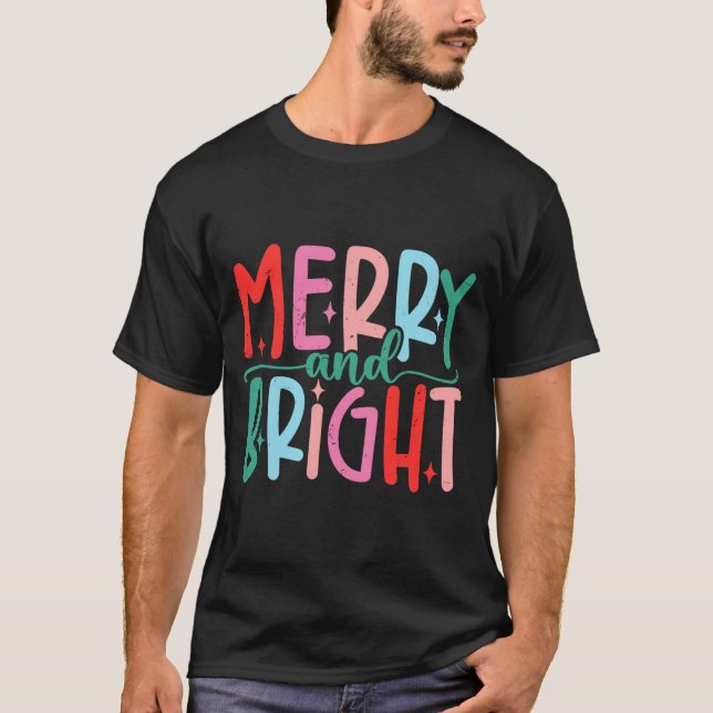 Merry &amp; Bright Moody &amp; Uptight Matching Co T-Shirt (Vorderseite)