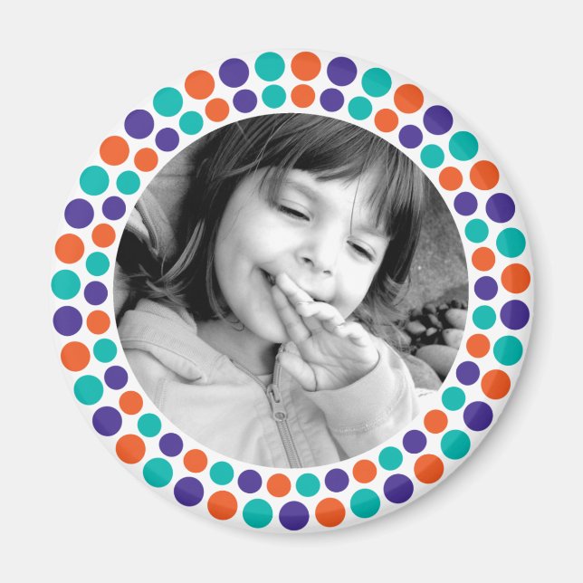 Merry and Bright 2010 Holiday Foto Magnet (Vorne)