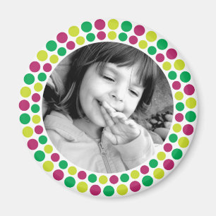 Merry and Bright 2010 Holiday Foto Magnet