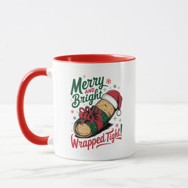 Merry and Bright: Ein festliches Weihnachtsburrito Tasse (Links)